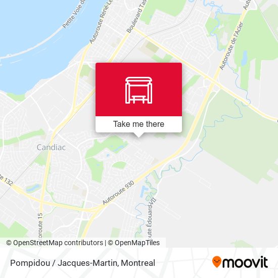 Pompidou / Jacques-Martin map