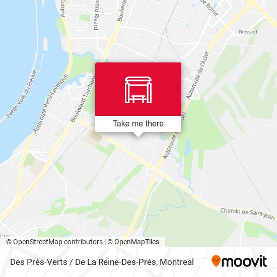 Des Prés-Verts / De La Reine-Des-Prés map