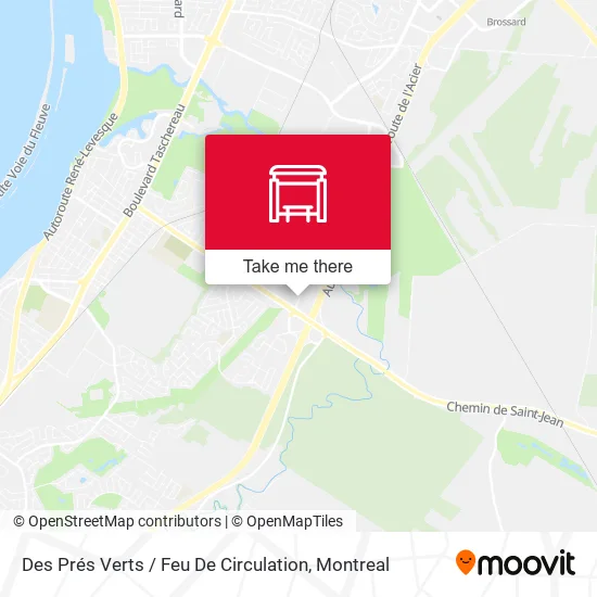 Des Prés Verts / Feu De Circulation map