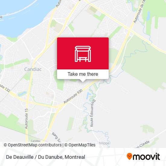 De Deauville / Du Danube map