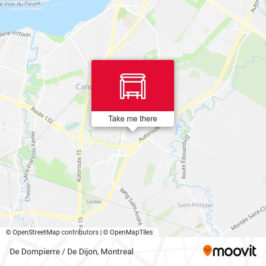 De Dompierre / De Dijon map