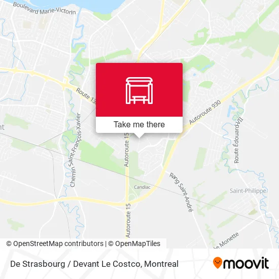 De Strasbourg / Devant Le Costco map