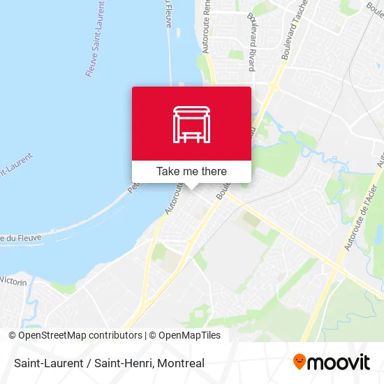 Saint-Laurent / Saint-Henri map