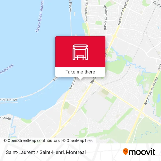 Saint-Laurent / Saint-Henri map