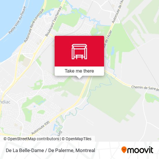 De La Belle-Dame / De Palerme map