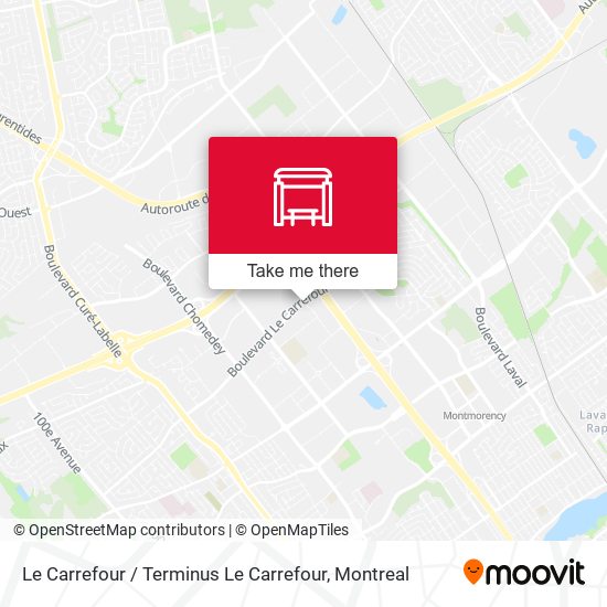 Le Carrefour / Terminus Le Carrefour map