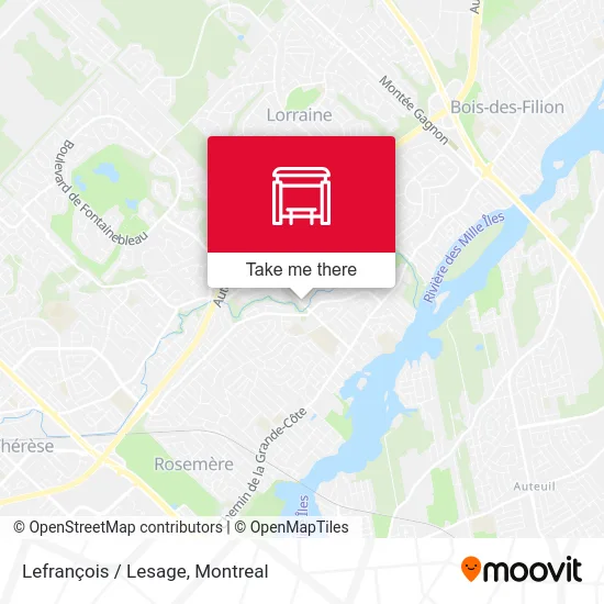 Lefrançois / Lesage map