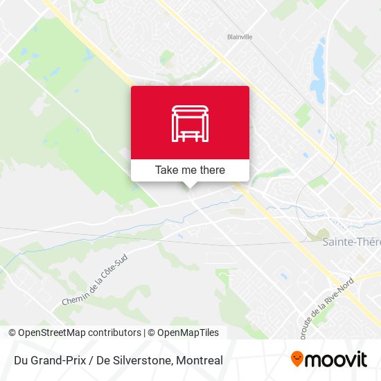 Du Grand-Prix / De Silverstone map