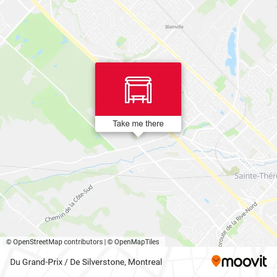 Du Grand-Prix / De Silverstone map