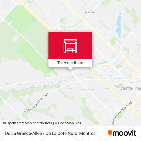 De La Grande-Allée / De La Côte Nord map