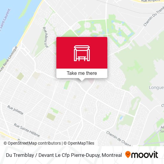 Du Tremblay / Devant Le Cfp Pierre-Dupuy map