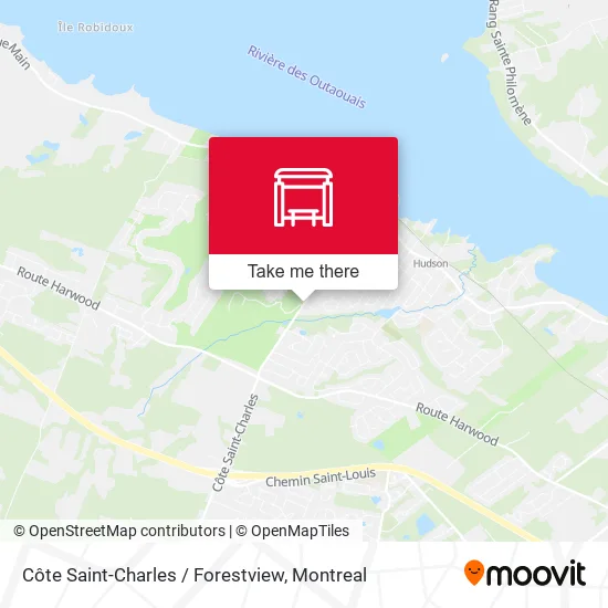 Côte Saint-Charles / Forestview map
