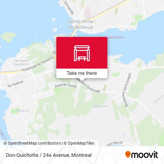 Don-Quichotte / 24e Avenue map