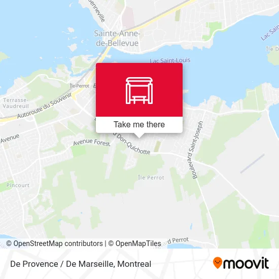 De Provence / De Marseille map