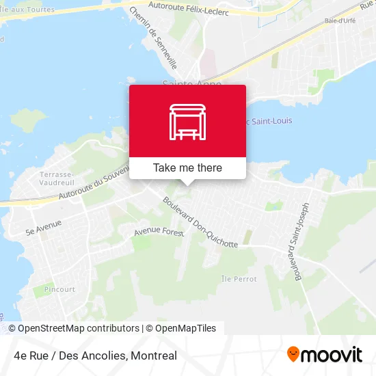 4e Rue / Des Ancolies map