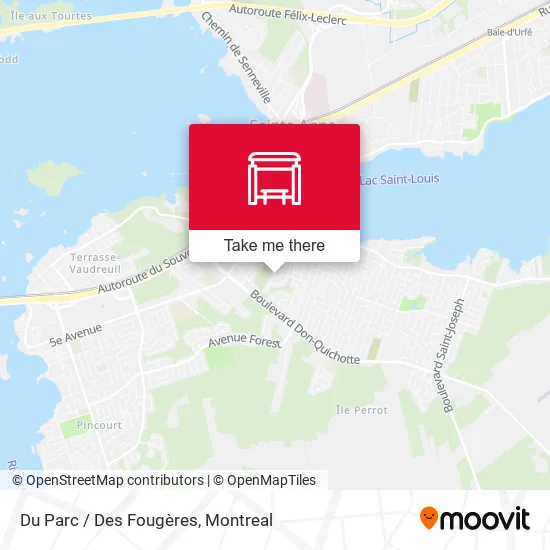 Du Parc / Des Fougères map