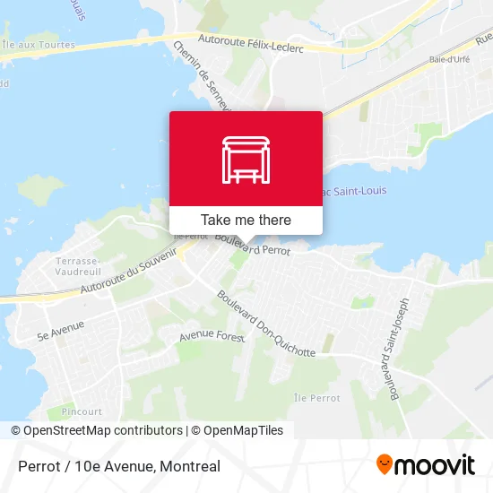 Perrot / 10e Avenue map