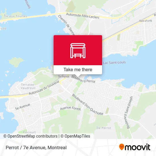 Perrot / 7e Avenue map
