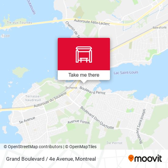 Grand Boulevard / 4e Avenue map