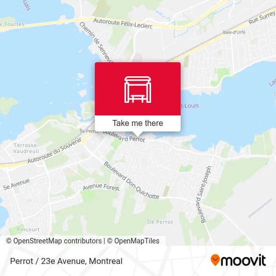 Perrot / 23e Avenue map