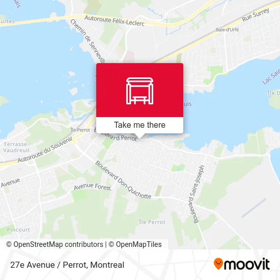 27e Avenue / Perrot map