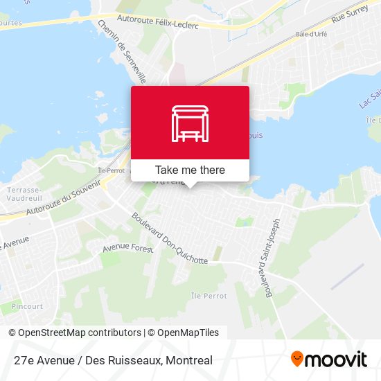 27e Avenue / Des Ruisseaux map