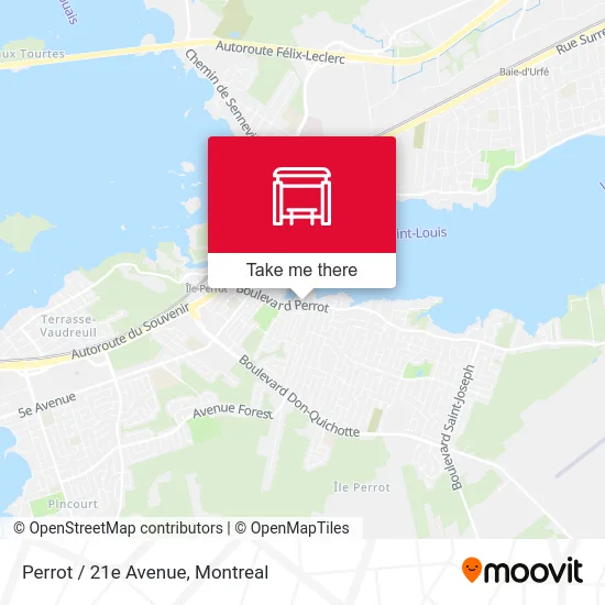 Perrot / 21e Avenue map
