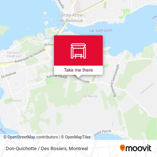 Don-Quichotte / Des Rosiers map