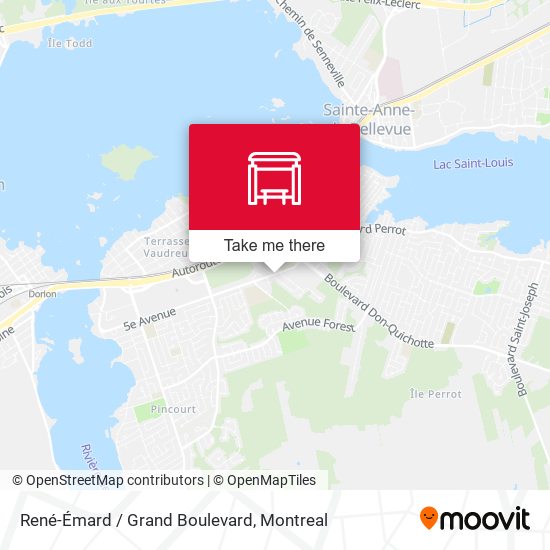 René-Émard / Grand Boulevard map