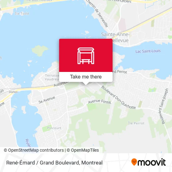 René-Émard / Grand Boulevard map