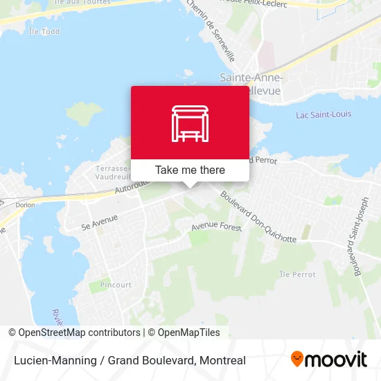 Lucien-Manning / Grand Boulevard map