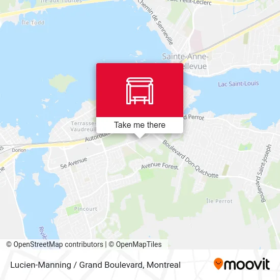 Lucien-Manning / Grand Boulevard map