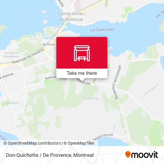 Don-Quichotte / De Provence map