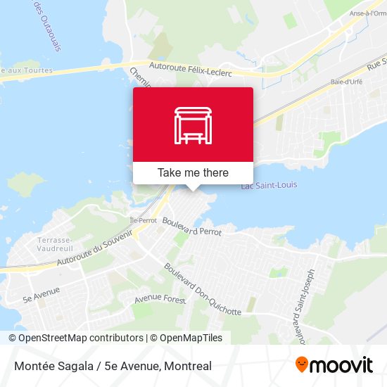 Montée Sagala / 5e Avenue map