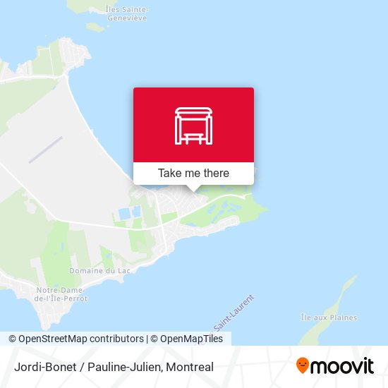 Jordi-Bonet / Pauline-Julien map