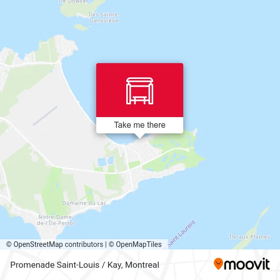 Promenade Saint-Louis / Kay map