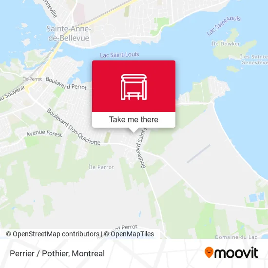 Perrier / Pothier map