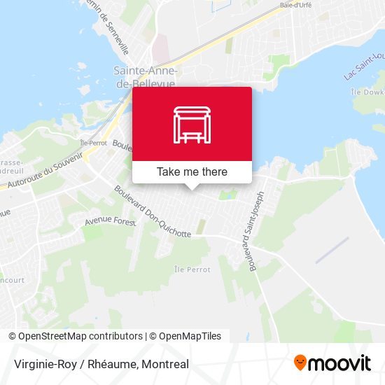 Virginie-Roy / Rhéaume map