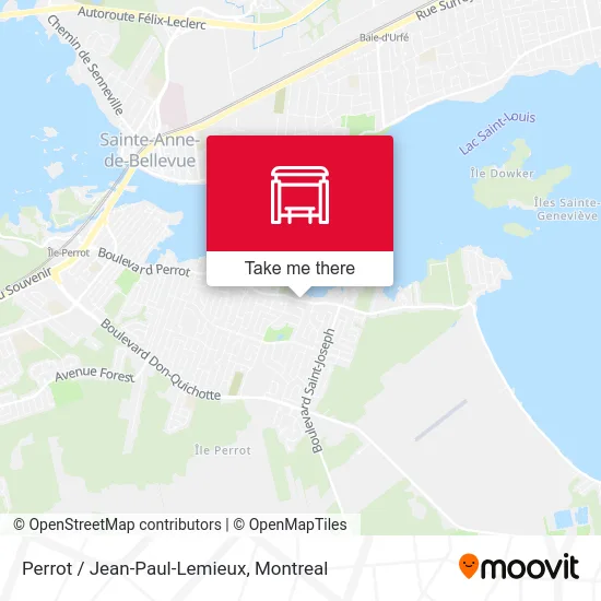 Perrot / Jean-Paul-Lemieux map