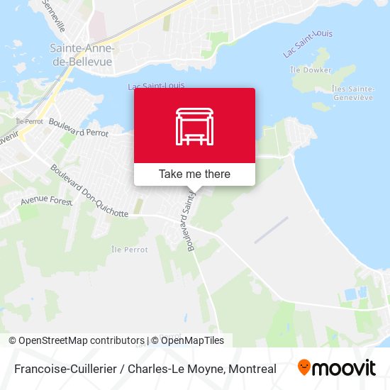 Francoise-Cuillerier / Charles-Le Moyne map
