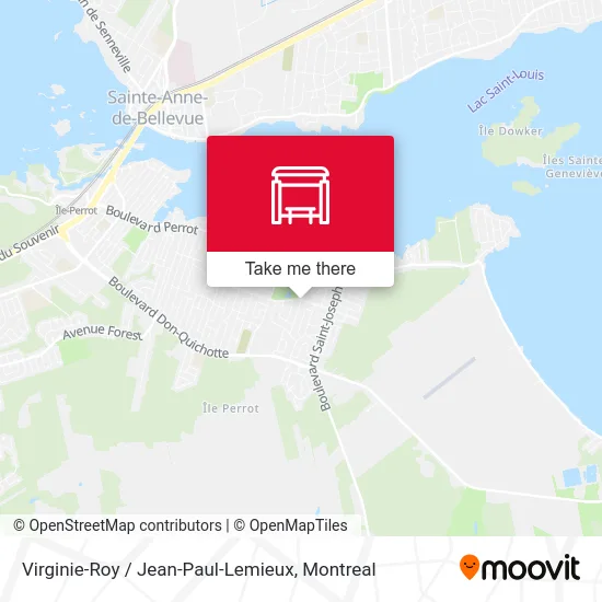 Virginie-Roy / Jean-Paul-Lemieux map