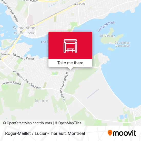 Roger-Maillet / Lucien-Thériault map