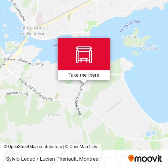 Sylvio-Leduc / Lucien-Thériault map