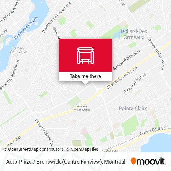 Auto-Plaza / Brunswick (Centre Fairview) map
