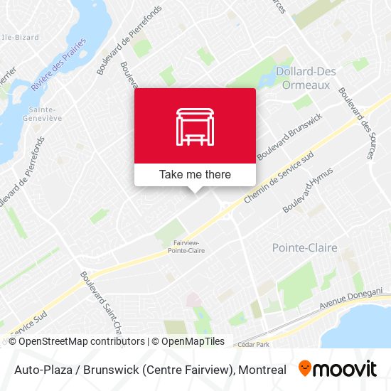 Auto-Plaza / Brunswick (Centre Fairview) map
