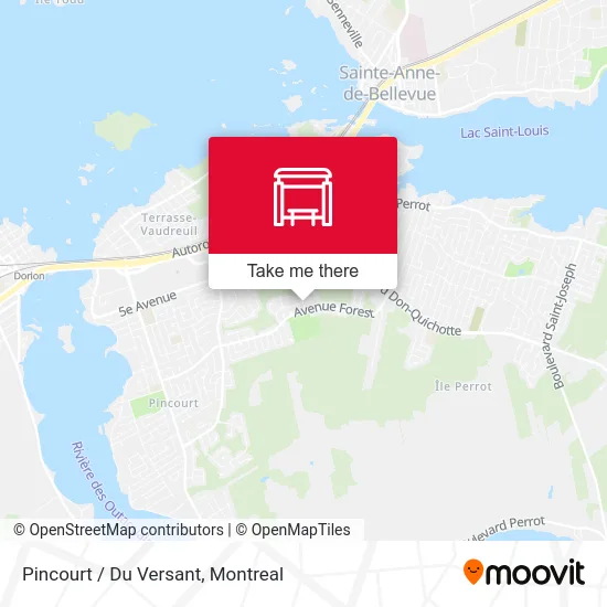 Pincourt / Du Versant map