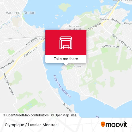 Olympique / Lussier map