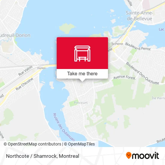 Northcote / Shamrock map