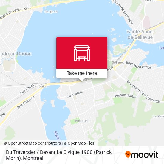Du Traversier / Devant Le Civique 1900 (Patrick Morin) map