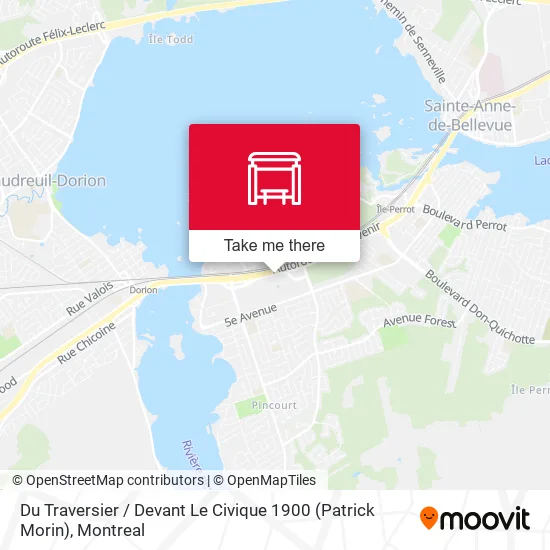 Du Traversier / Devant Le Civique 1900 (Patrick Morin) map